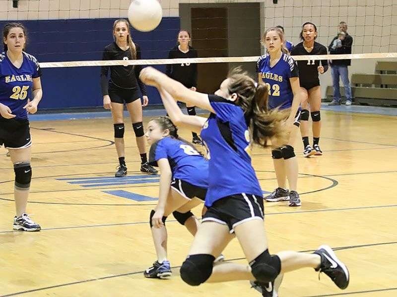 How long is a school volleyball game