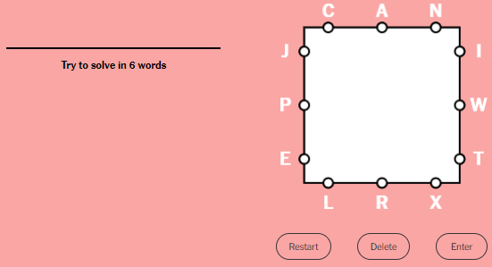 Games Like Letter Boxed NYT Game