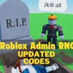 Roblox Admin RNG Codes