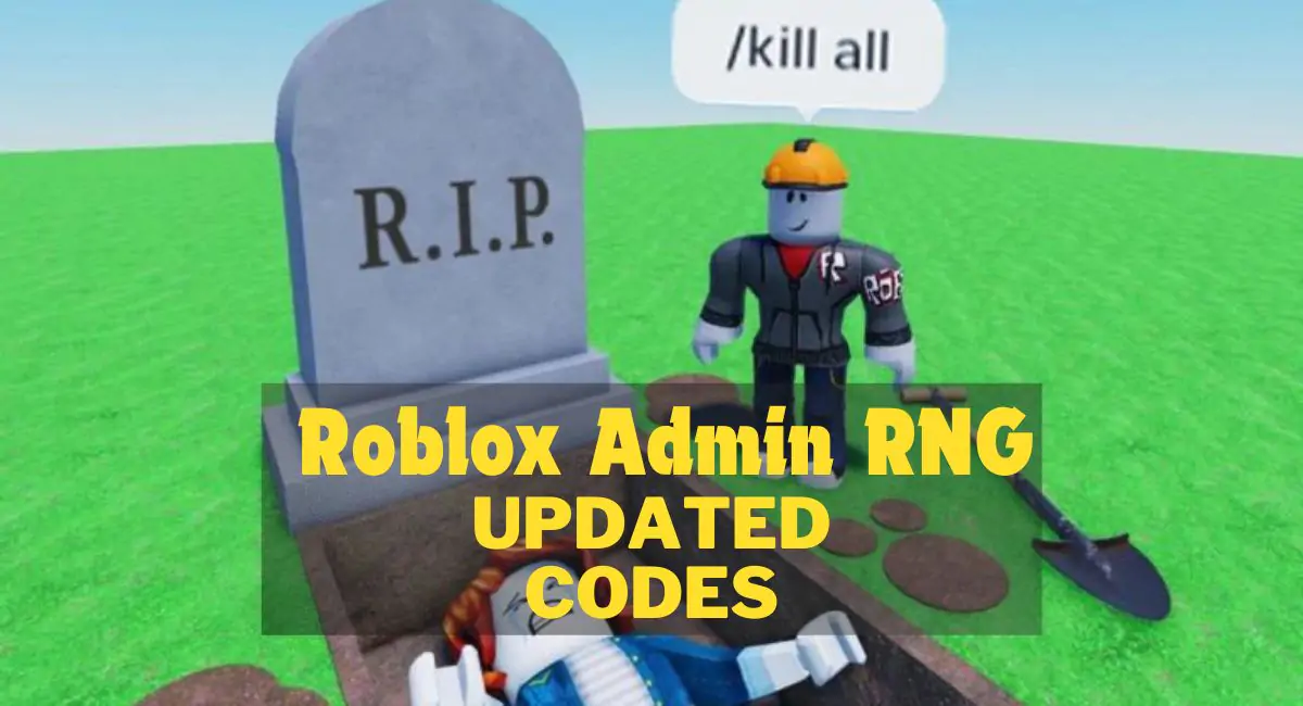 Roblox Admin RNG Codes