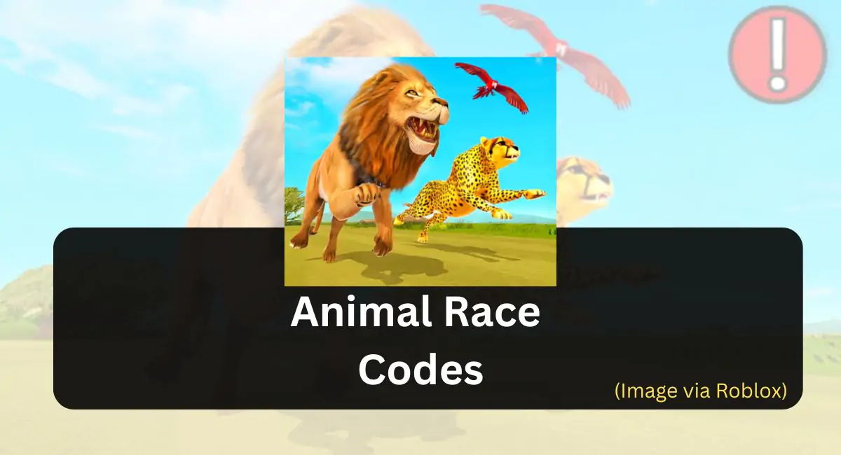 Roblox Animal Race Codes 2024